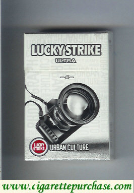 Lucky Strike Urban Culture Ultra 6 hard box cigarettes